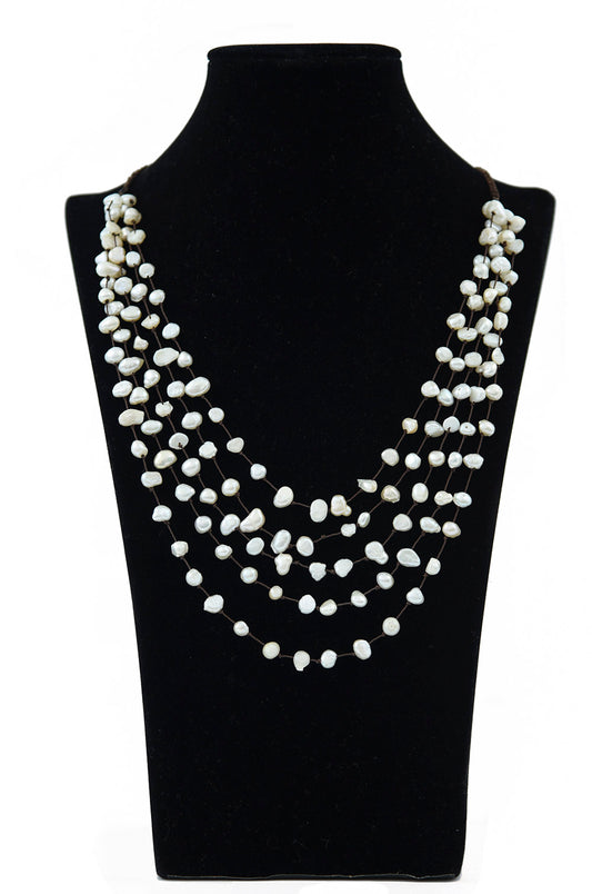 Kette - Handgefertigte aus Künstliche Perle